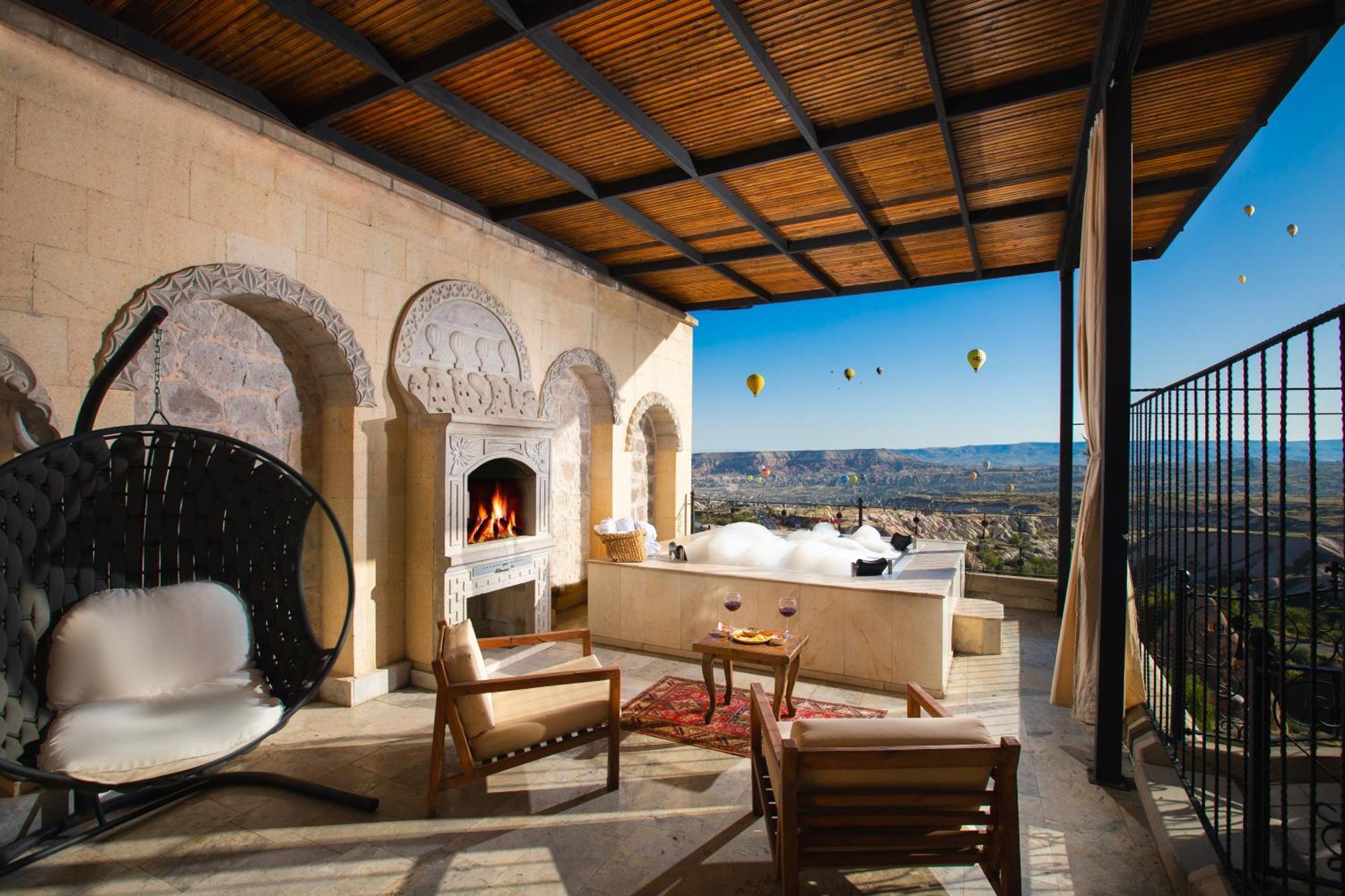 Simera In Cappadocia - Special Class - Best View Rooftop Hotel Ючхисар Екстериор снимка