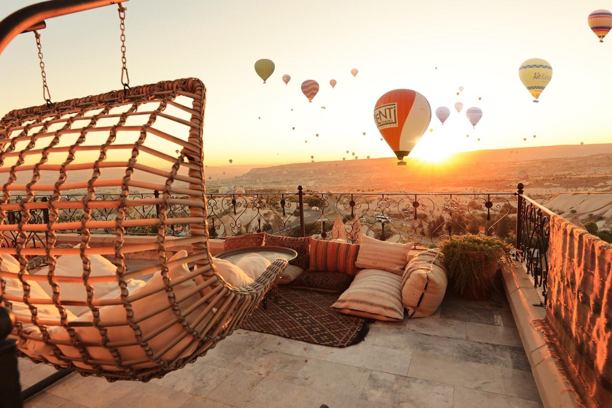 Simera In Cappadocia - Special Class - Best View Rooftop Hotel Ючхисар Екстериор снимка